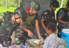 Peluk Harapan di Ujung Negeri: Prajurit Masariku Bawa Gizi dan Senyum Sehat untuk Anak Rimba Mumugu