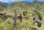 TNI Ukir Damai di Nduga: Gotong Royong Satgas Yonif 400/Banteng Raiders Satukan Hati Masyarakat Papua
