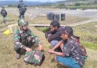 Sentuhan Kasih Prajurit Ksatria Jaya: Pos Agandugume Satgas Yonif 142/KJ Hadirkan Pelayanan Kesehatan untuk Warga Pegunungan Papua