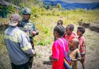 Satgas Yonif 113/JS Tebar Keceriaan di Bilai: Senyum Anak Papua, Kebahagiaan Prajurit Jaya Sakti