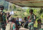 ‘Papua Melek’, Program Satgas Yonif 732/Banau Ajak Anak-anak Ambobera Kuasai Baca Tulis dan Bahasa Indonesia