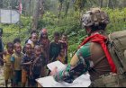 Banau Bergiar Jumat: Sentuhan Kasih dari Kaki Gunung, Saat Prajurit TNI Menyapa Papua dengan Cinta dan Kepedulian