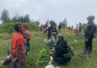 Ketulusan dari Tanah Pegunungan: Satgas Yonif 113/Jaya Sakti Borong Hasil Tani Mama-Mama Pogapa, Wujud Nyata Kasih dan Kepedulian di Bumi Intan Jaya