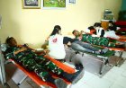 Personil Yonif 756/WMS, Laksanakan Donor Darah Di Kabupaten Jayawijaya