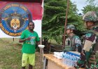 Loreng dan Rakyat Satu Meja: Satgas Yonif 10 Marinir/SBY Bangun Keakraban Lewat Makan Bersama di Kampung Ayata