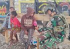 Satgas Yonif 1 Marinir Hadirkan Balai Pengobatan di Perbatasan, Warga Papua Rasakan Dekatnya Kasih Prajurit