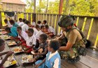 Satgas Yonif 733/Masariku Hadirkan Senyum Anak Papua Lewat Program “Masariku Peduli Gizi”