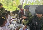 Satgas Pamtas Yonif 733/Masariku Bangun Kesadaran Gizi Sejak Dini di Perbatasan Asmat