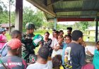 Dekatkan Layanan Kesehatan, Satgas Marinir Yonif 10 SBY Gelar Medical Mobile di Pedalaman Kampung Kamat
