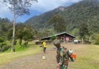 Satgas Yonif 732/Banau Rawat Harmoni Iman dan Alam: Prajurit Bersihkan Gereja di Pegunungan Papua