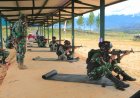 Asah Ketangkasan, Yonif 756/WMS Gelar Lomba Menembak HUT ke-21