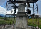 Patung Yesus Nduga Hampir Rampung: Simbol Iman dan Kebersamaan di Puncak Papua