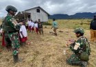 TNI Sebarkan Senyum Sehat di Papua: Edukasi Gigi untuk Anak Nenggeagin