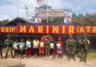 Marinir Tebar Berkah di Kampung Susumuk Lewat Sembako