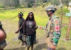 Prajurit Banau Jemput Bola Kesehatan di Pedalaman Papua