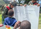 TNI Yonif 732/Banau: Guru Dadakan di Pedalaman Papua, Cetak Generasi Berilmu