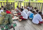 Satgas Masariku Perkuat Gizi Pelajar Pedalaman Papua