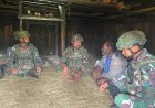Satgas Yonif 408/Sbh Hangatkan Honai Andugume Lewat Dialog