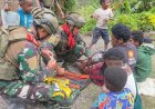 Satgas Banau Beri Pelayanan Kesehatan Gratis di Pedalaman Papua