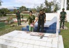 Jelang HUT ke-21, Yonif 756/WMS laksanakan Ziarah di TMP Wamena