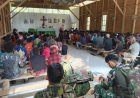 Satgas Jaya Sakti: Doa Bersama di Perbatasan Papua, Damai di Hati Jemaat