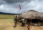 Merah Putih Berkibar di Honai Nenggeagin: Satgas Yonif 408/Sbh Tanamkan Persatuan