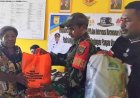 Ratusan Paket Sembako Tiba di Skouw Yambe, Koramil Muara Tami Pastikan Tepat Sasaran