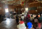 Ibadah Bersama Satgas Banau di Perbatasan Papua