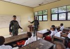 Marinir SBY Tebar Semangat Belajar di SD Kisor Papua Barat Daya