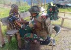 Satgas Banau Hadirkan Senyum Sehat di Perbatasan Papua