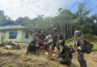 TNI Jalin Kedekatan Humanis di Perbatasan Papua