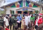 Natal di Bilai: Satgas Yonif 113/JS Tebar Kasih, Anak-anak Girang