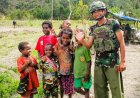 Senyum Anak Bilai Merekah Berkat Kepedulian TNI