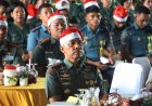 Natal Bersama TNI–Polri TA 2026 Digelar Secara Vicon di Kodam XXIV/Mandala Trikora