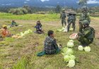 Satgas TNI Gerakkan Ekonomi Warga Papua Lewat Program Borong Hasil Kebun