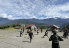 Voli Persaudaraan di Puncak Jaya: TNI dan Pemuda Jalin Kekompakan