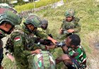 TNI Hadirkan Layanan Kesehatan Gratis di Pedalaman Lanny Jaya