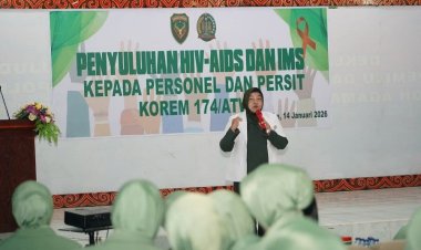 Korem 174/ATW Tingkatkan Kesadaran Kesehatan Prajurit melalui Penyuluhan HIV dan IMS