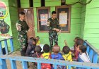 Satgas Yonif 113 Tingkatkan Literasi Anak Pedalaman Papua