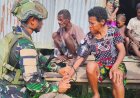 Marinir Sentuh Hati Warga Yahukimo Lewat Layanan Kesehatan