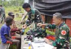 Marinir Hadirkan Senyum Sehat di Pedalaman Yahukimo