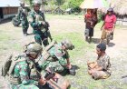 Komsos Humanis di Jayawijaya: Satgas Yonif 644 Perkuat Damai dan Layanan Kesehatan