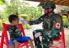 Satgas TNI Hadir di Perbatasan Papua: Pelayanan Kesehatan Hingga Kampung Terpencil
