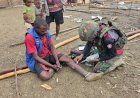 Satgas Yonif 113/JS: Kesehatan Merata di Pedalaman Papua Lewat "Door to Door"
