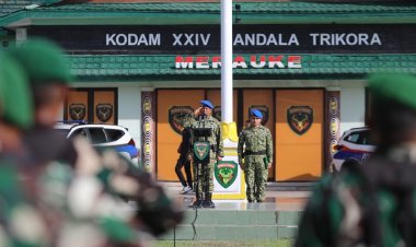 Kodam XXIV/Mandala Trikora Gelar Upacara Operasi Gaktib dan Yustisi 2026, Tegaskan Komitmen TNI Taat Hukum