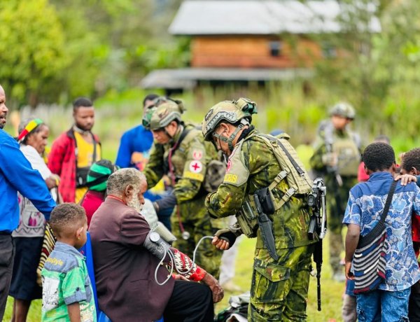 Yonif 600/Modang, Kemanunggalan TNI-Rakyat di Kampung Kunga