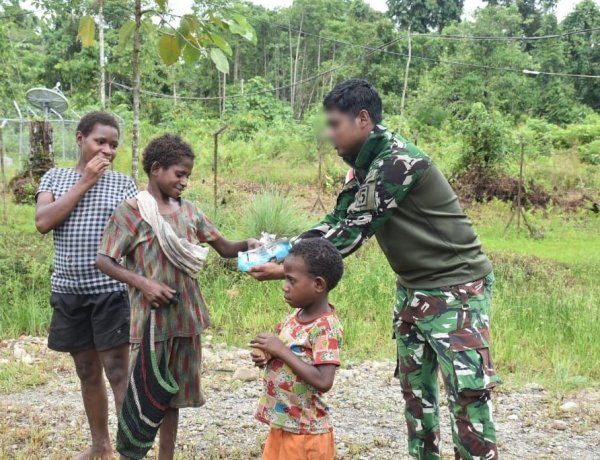 Senyum Marinir untuk Generasi Muda Keikey, Harapan Tumbuh di Papua