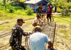 Peran Aktif Babinsa Merauke, Pembangunan Jembatan Garuda di Kampung Candra Jaya Resmi Dimulai