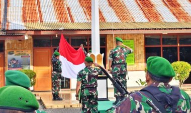 Jadi Inspektur Upacara, Letkol Mustafa Pesan Jaga Keimanan dan Etika di Medsos